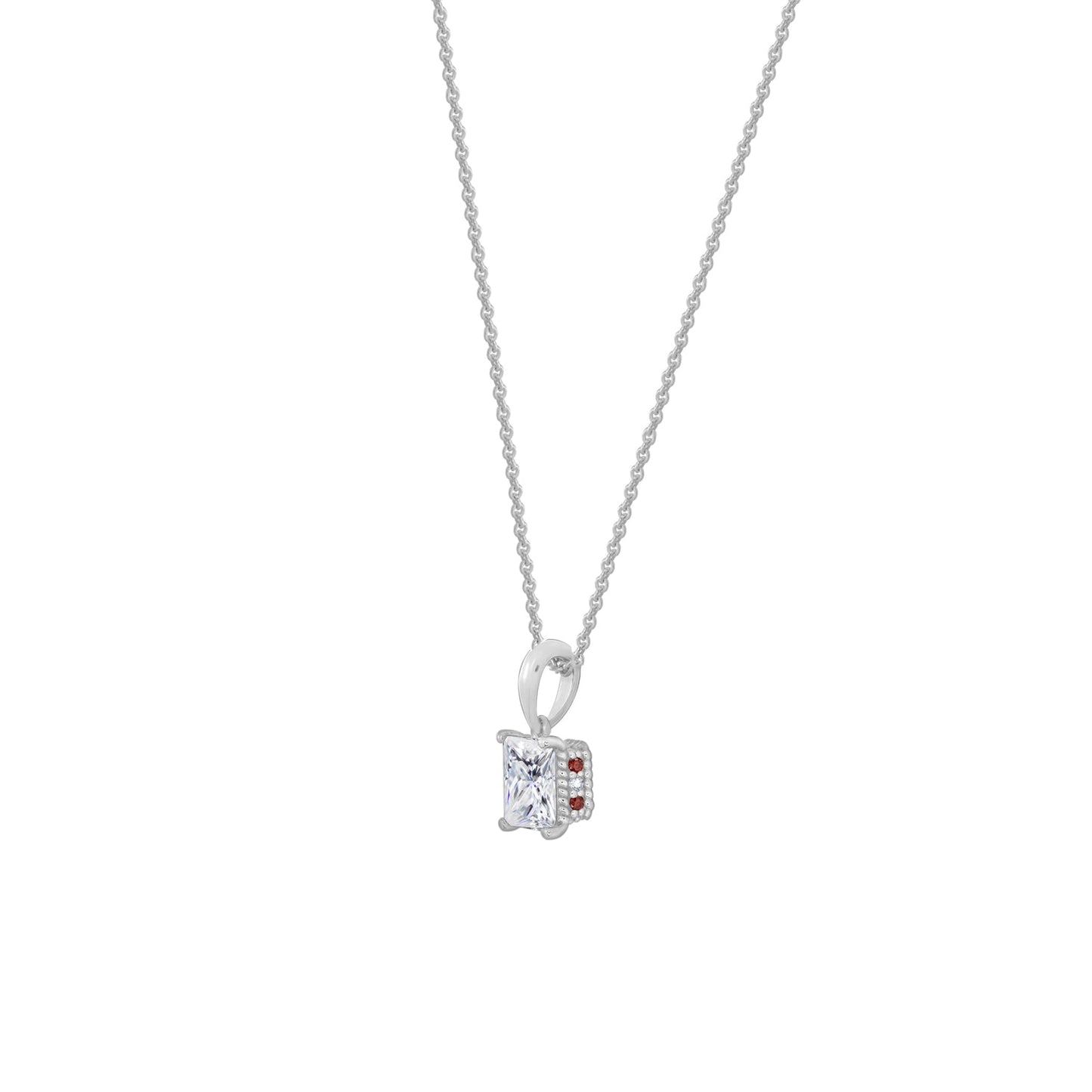 Red Accent Princess Necklace