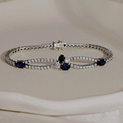 Sapphire Tennis Bracelet