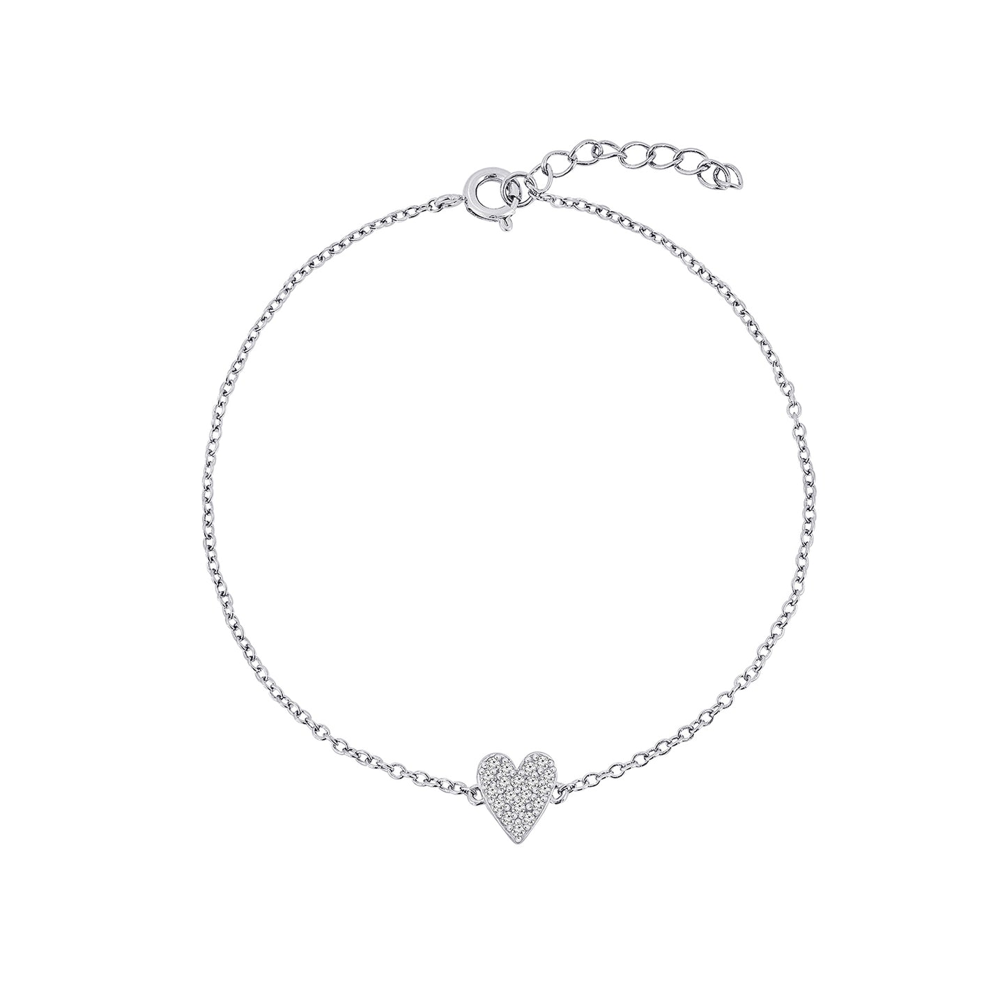 Simple Heart Bracelet