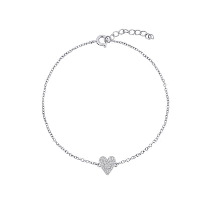 Simple Heart Bracelet