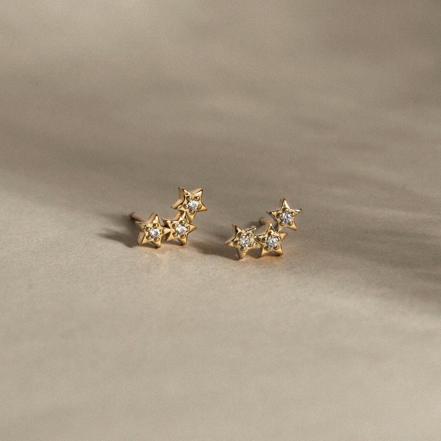 Trio Star Earrings