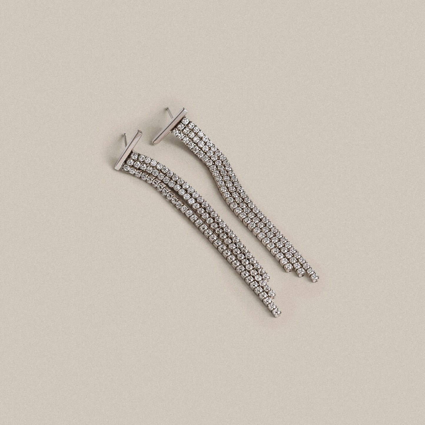 Linear Drop Earrings