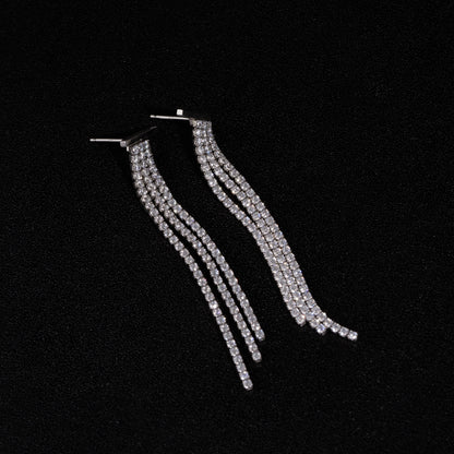 Linear Drop Earrings