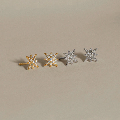 North Star Stud Earrings