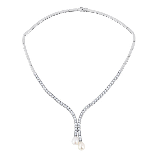 Pearl Lariat Necklace