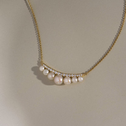 Pearl Bar Necklace