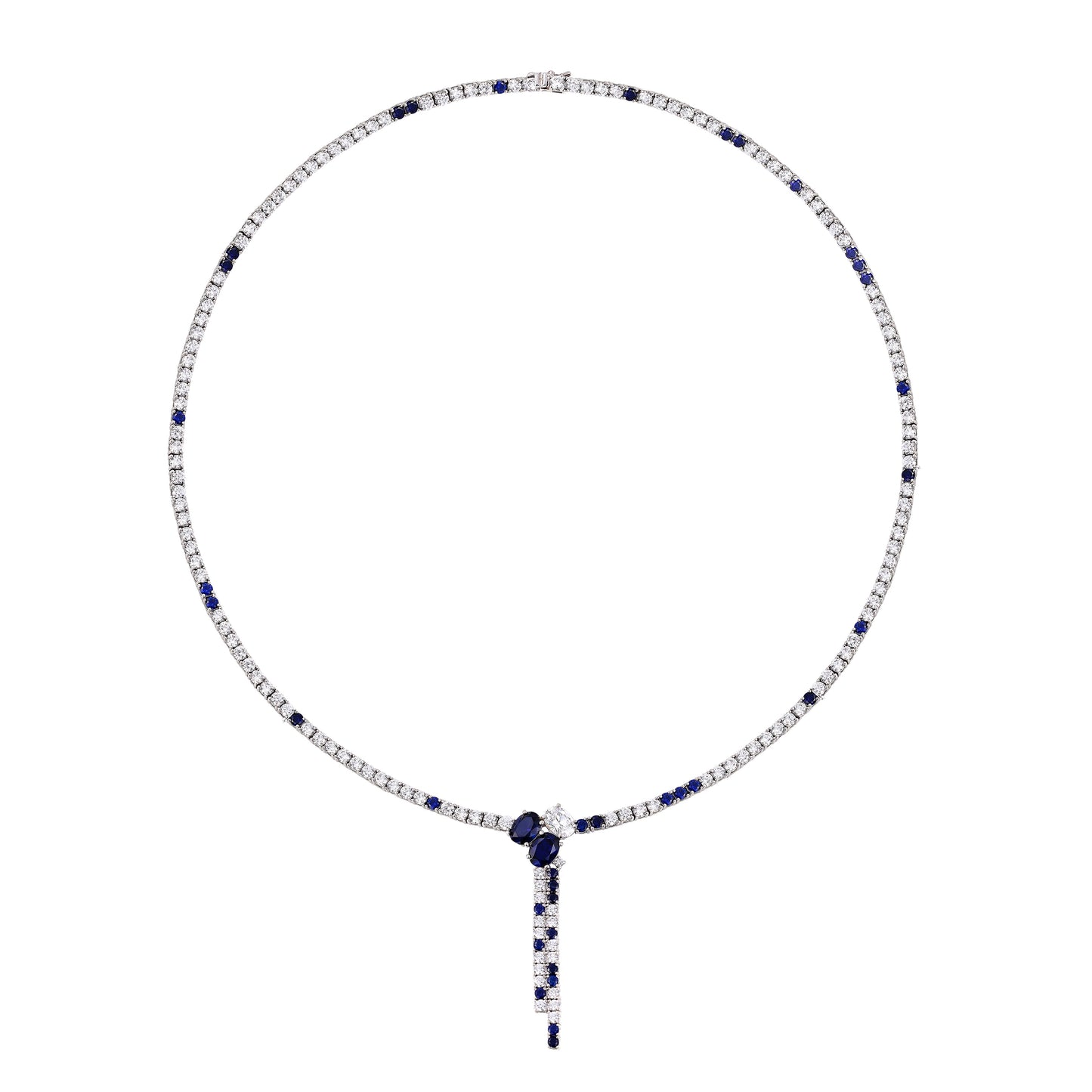 Sapphire Lariat Necklace