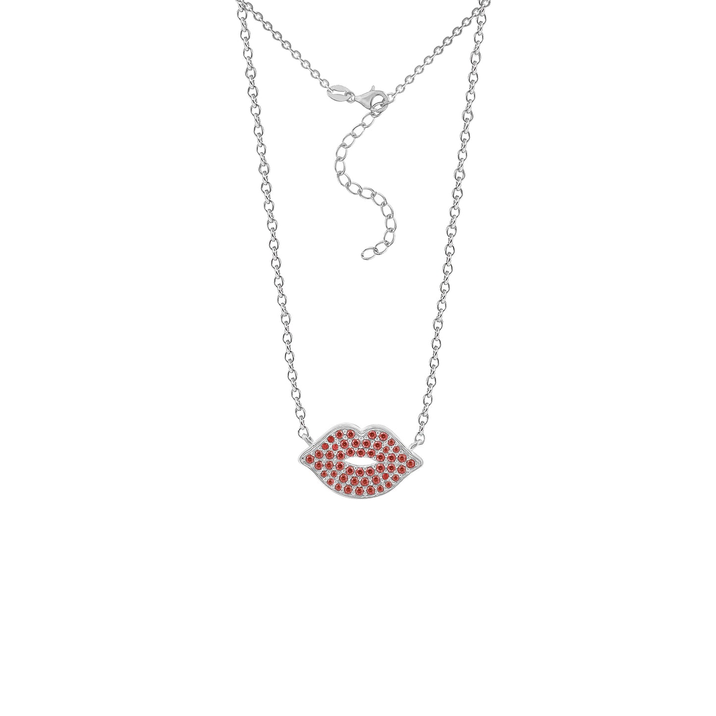 Red Lip Necklace