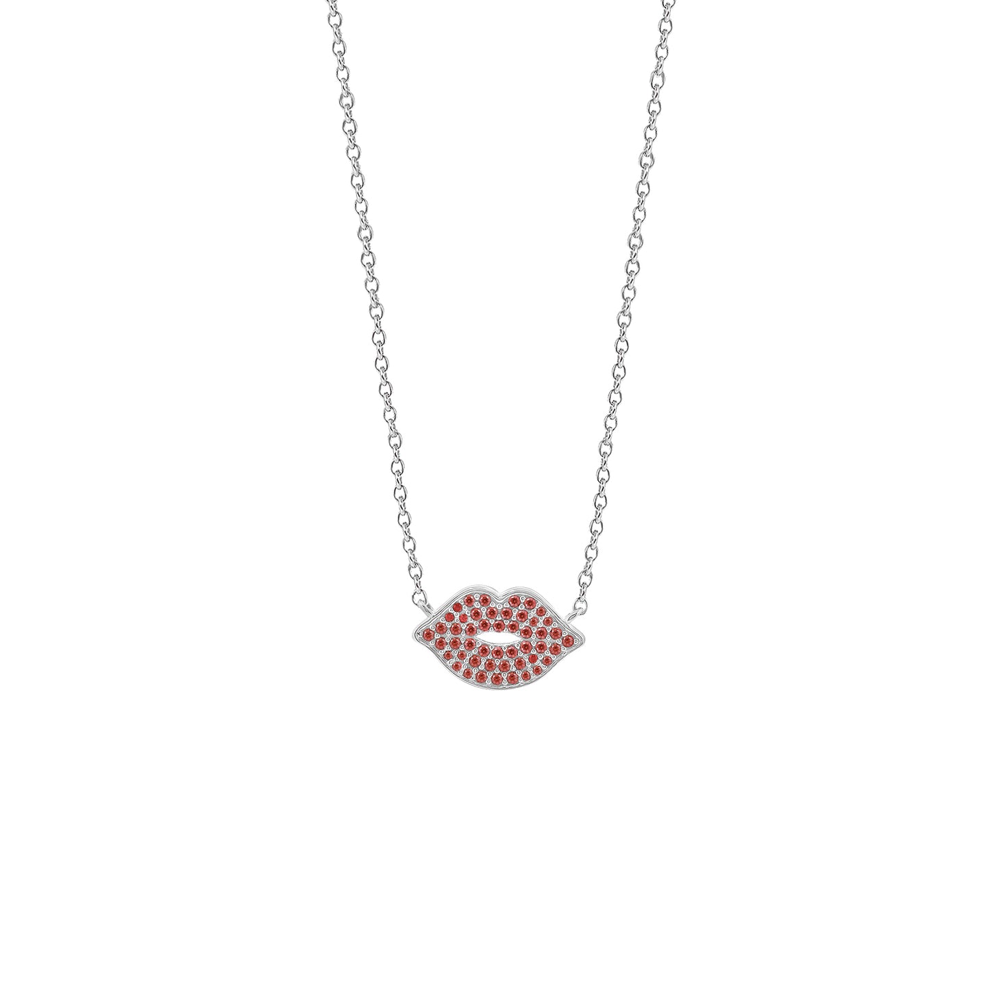 Red Lip Necklace