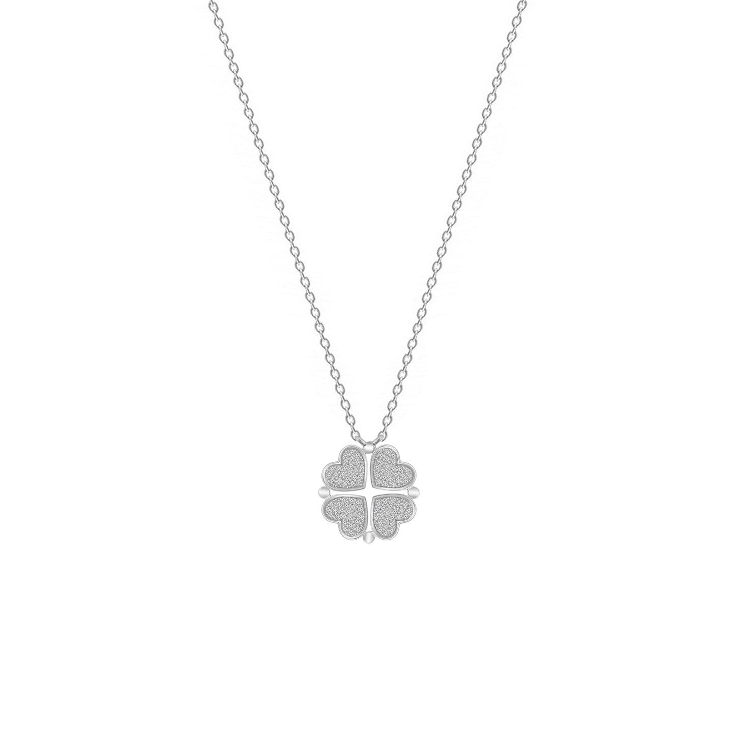 Heart Clover Necklace