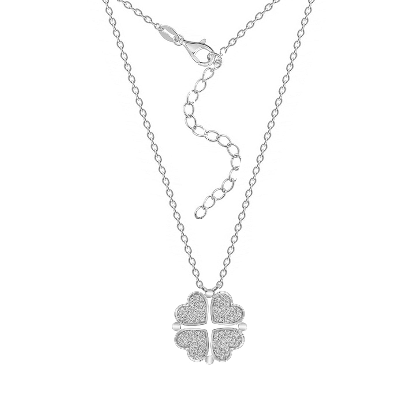 Heart Clover Necklace