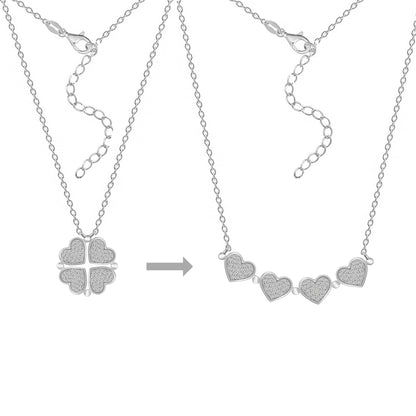 Heart Clover Necklace