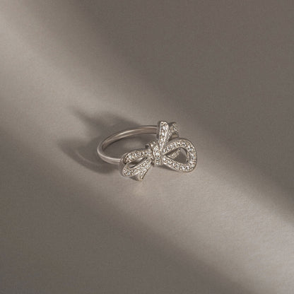 Pave Bow Ring