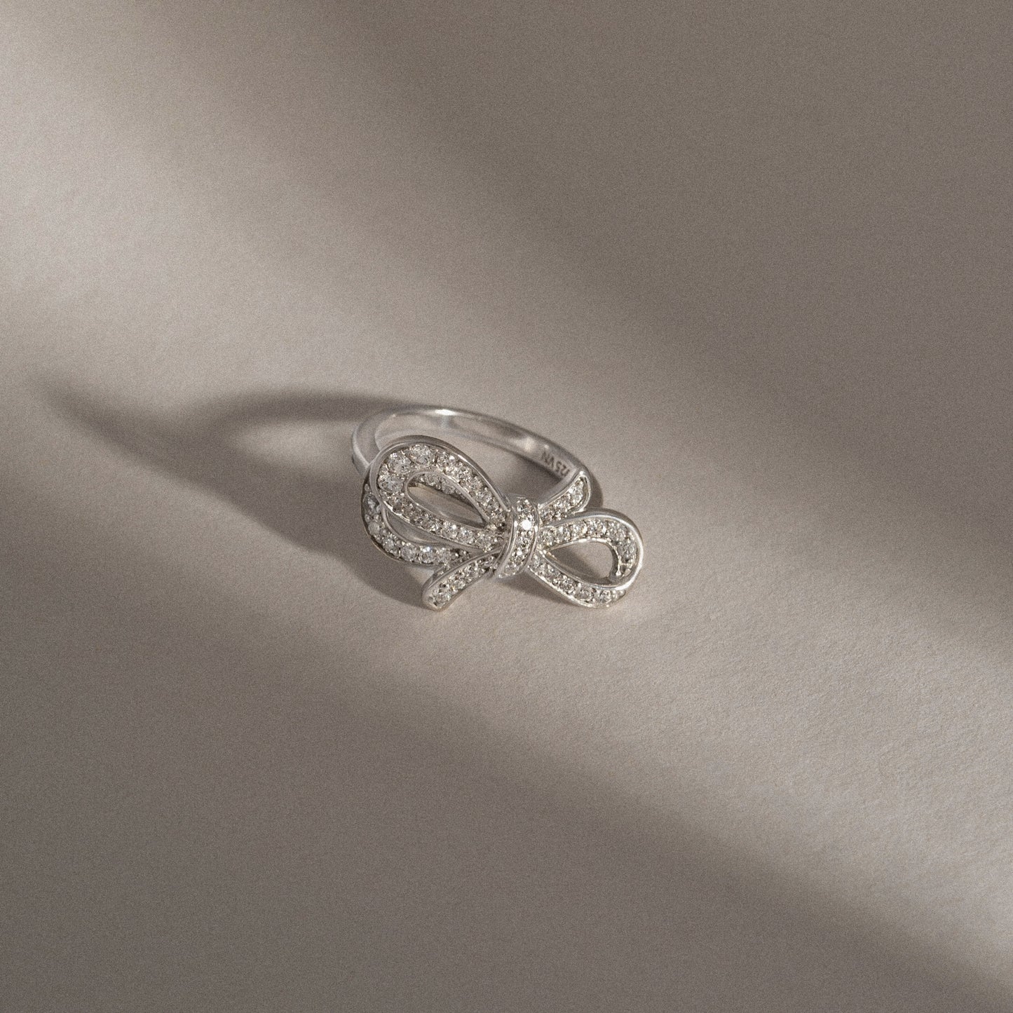 Pave Bow Ring