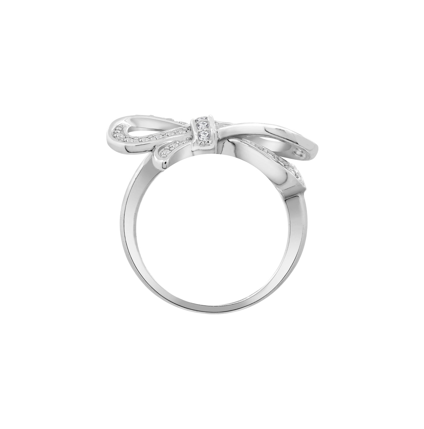 Pave Bow Ring