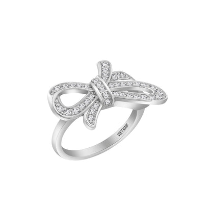 Pave Bow Ring