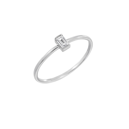 Solo Baguette Petite Ring